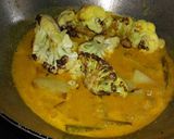 A picture of step 10 of Cauliflower potato curry.