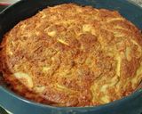 Foto del paso 4 de la receta: Torta de cebolla con harina integral de espelta 😋