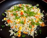 வரகு அரிசி ப்ரைட் ரைஸ் (kodo millet fried rice recipe in tamil) ரெசிபி ஸ்டேப் 3 புகைப்படம்