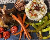 Une image de l'étape 6 de Carré d'agneau légumes printaniers.