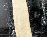 A picture of step 3 of Braided Jam Bun.