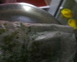 A picture of step 11 of Palak Paneer roll.