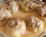 Sajtos töltött karalábé recept fázis 2 fotója