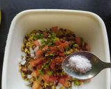 A picture of step 4 of Chana jor chaat.