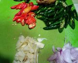 Foto langkah ke 3 dari resep Cumi Asin Cabe Ijo.