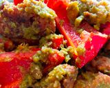 Foto langkah ke 7 dari resep Kriuk Udang Tempe Sambal Ijo.