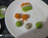 A picture of step 11 of वेजटेबल बिरयानी फ्लावर्स बॉलस और तिरंगा(बिना कलर के).