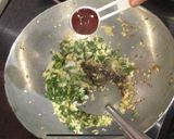 A picture of step 6 of Chinese fried rice.