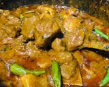 A picture of step 5 of Mutton Biryani.