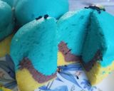 عکس مرحله 5 از دستور کیک فنجونی (رنگارنگ)😋