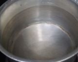 A picture of step 1 of Masala chai.