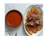 Foto del paso 1 de la receta: Solomillo de Cerdo adobado con Patatas y Emmental gratinadas🍖🍟