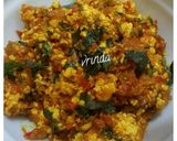 A picture of step 3 of Paneer Bhurji.