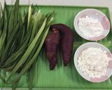 Hình bước làm 1 của món Bánh khoai lang tím Đà Lạt