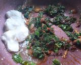 A picture of step 3 of Palak Paneer Pulao.