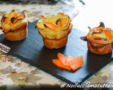 Foto del passaggio 4 della ricetta Rose di sfoglia con Zucchine, Carote e Formaggio di Latteria
