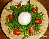 Фото кроку 2 до Бурата з руколою та чері 🍅 /Burata with arugula and cherries.