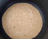 عکس مرحله 3 از دستور پنکیک بادام (پنکیک پروتئینی رژیمی) 🥞