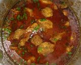 A picture of step 4 of Chicken korma.