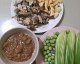 รูปขั้นตอนการทำที่ 1 ของ ข้าวผัดน้ำพริกกะปิ