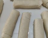 Gambar langkah 2 resipi Popia Crab Sticks.