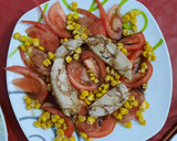 Foto del paso 4 de la receta: Tomate en "ensalada tierra, mar y aire"