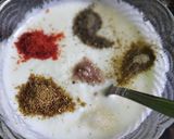 A picture of step 3 of Curd and veg raita.