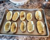A picture of step 1 of Twice Baked Potato Skins.