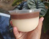 Foto langkah ke 6 dari resep Puding sirsat kuah coklat.