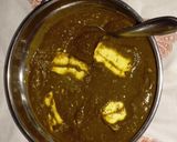 A picture of step 10 of Palak Paneer.