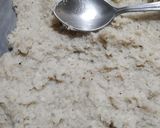 A picture of step 7 of Makhana Barfi.