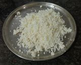 A picture of step 2 of Paneer bhurji.