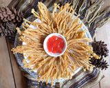 Foto langkah ke 4 dari resep Jamur Enoki Goreng Crispy.