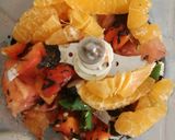 A picture of step 5 of Roasted Tomato and Capsicum chutney with Orange.