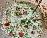 Une image de l'étape 3 de Clafoutis de légumes et jambon.