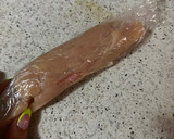 Foto del paso 3 de la receta: Pollo empanado relleno