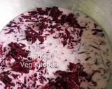 A picture of step 1 of Beetroot basundi.