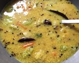 A picture of step 3 of Broken Wheat Dal Porridge.