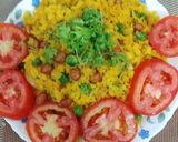 A picture of step 5 of Aloo Poha.