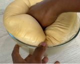 A picture of step 7 of Coconut Sesame Seeds Dinner Rolls.