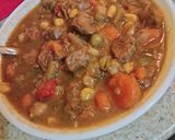 A picture of step 6 of Homemade Vegetable Beef Soup.