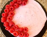 A picture of step 7 of Raspberry Almond Cloud Cake (Gluten-Free).