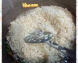 A picture of step 8 of Moti Pulao.