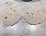 A picture of step 3 of Mediterranean flat bread.