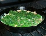 A picture of step 7 of Frittata with kale.