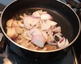 A picture of step 4 of Rajma Biryani.