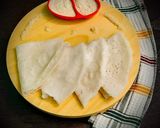 A picture of step 6 of Neer dosa.