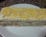 Foto del paso 13 de la receta Pastel frío de pan de molde, salmón y surimi