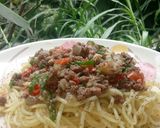 Foto langkah ke 6 dari resep Spagety Chili Beef Sautes.