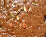 A picture of step 14 of Amaranth or Rajgira Halwa.